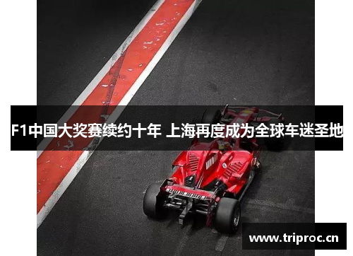 F1中国大奖赛续约十年 上海再度成为全球车迷圣地